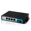 network to fiber 100M 4 port 48v mini poe switch